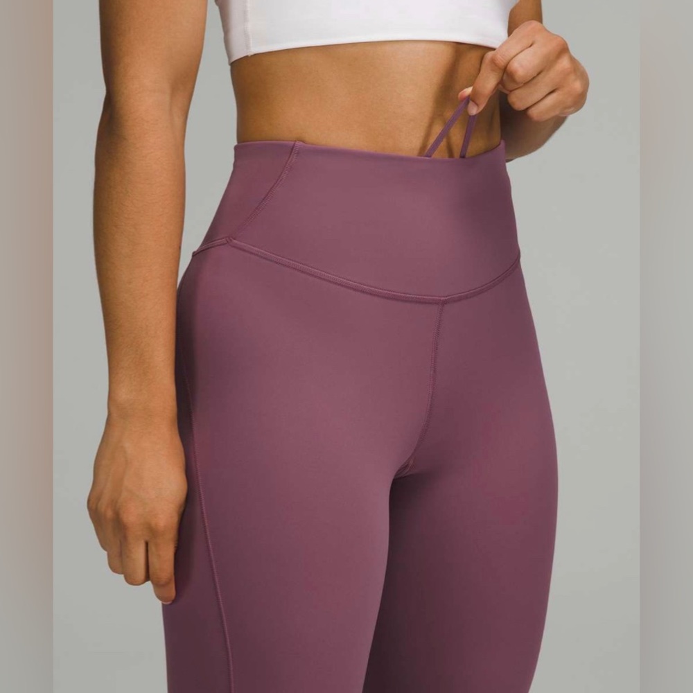 Lululemon Base Pace High-Rise Tight 28" Vintage Plum - Picture 6 of 7